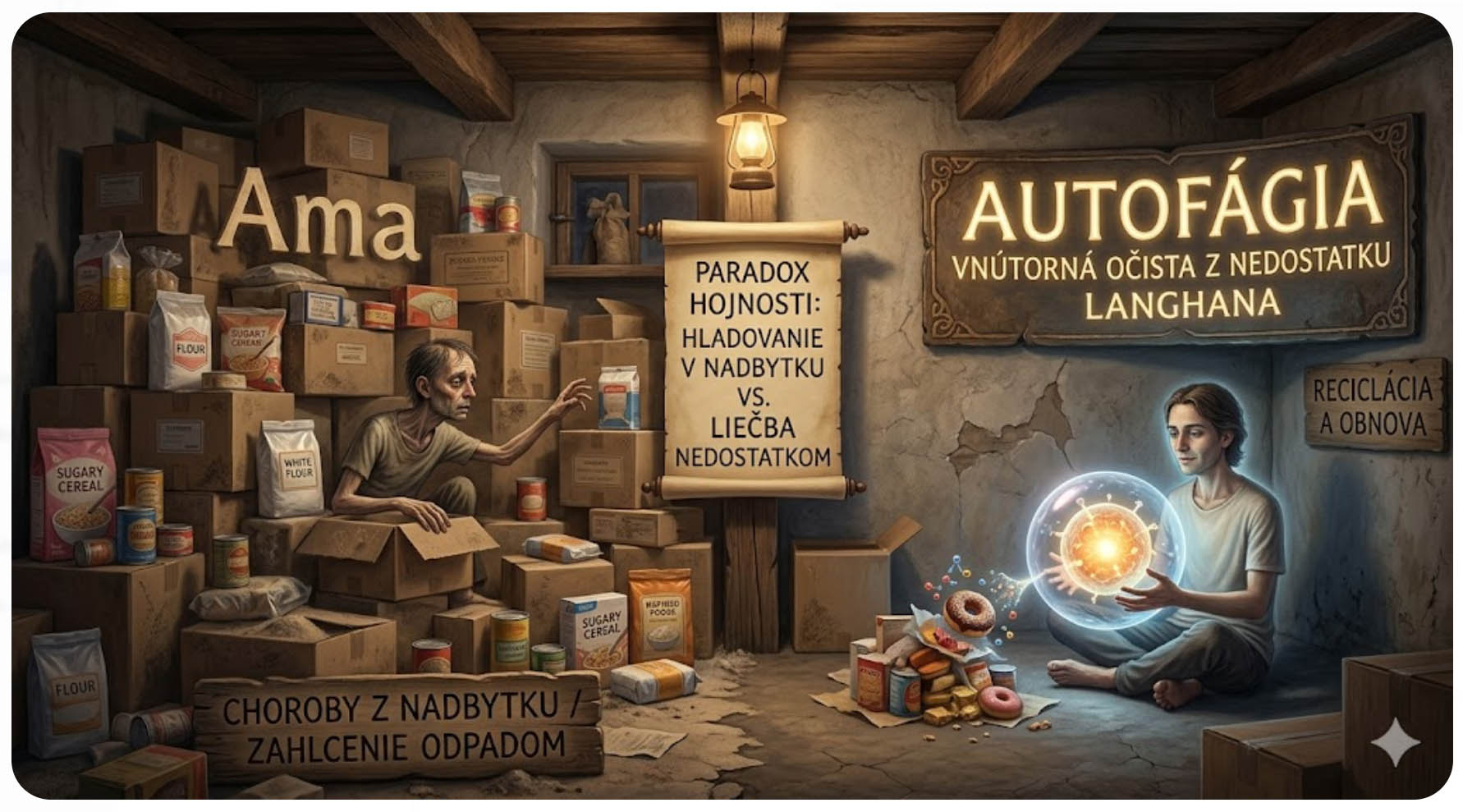 Autofágia pri nedostatku