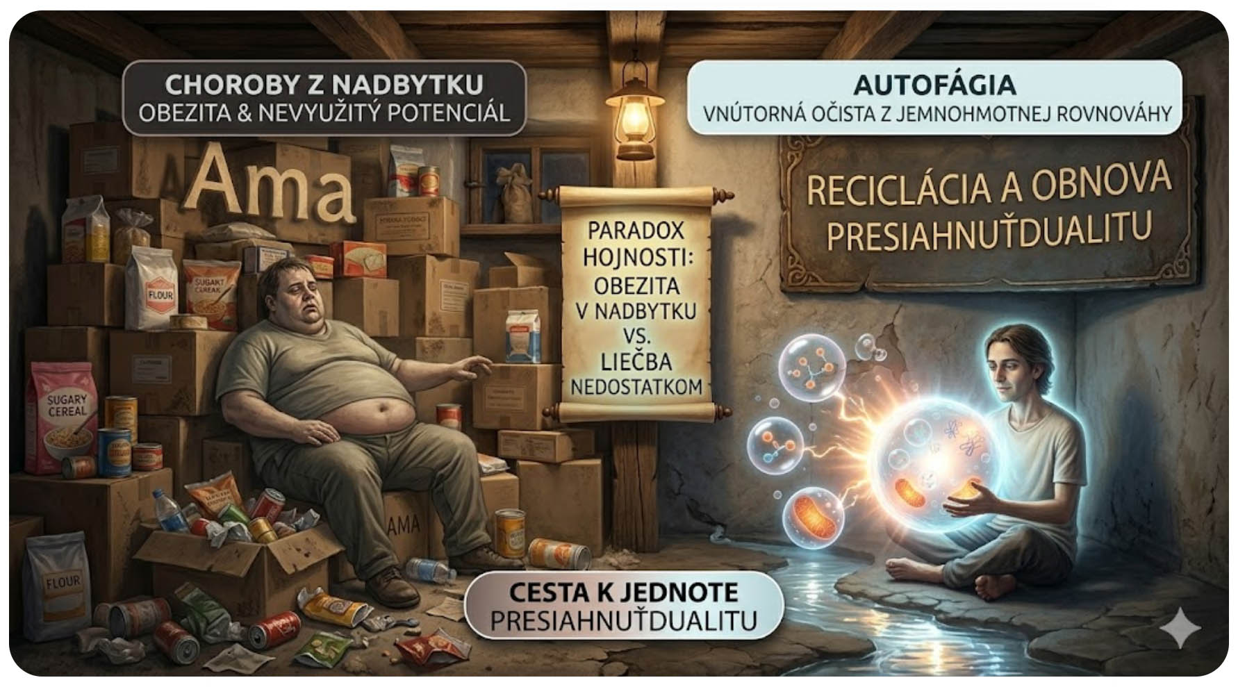 Autofágia pri nadbytku