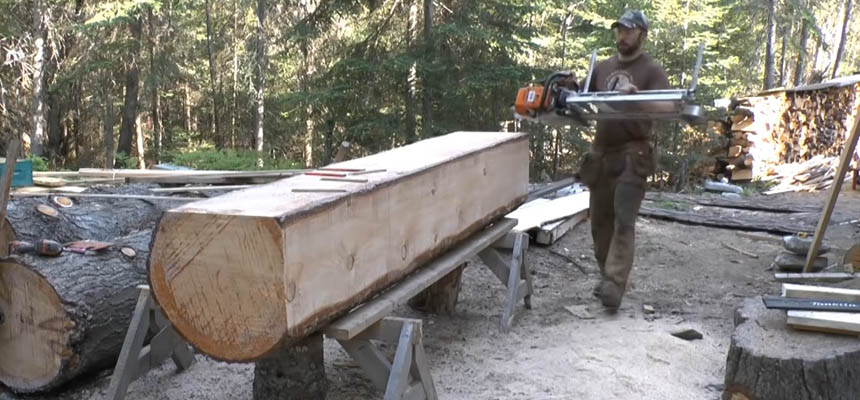 Alaskan Chainsaw Milling