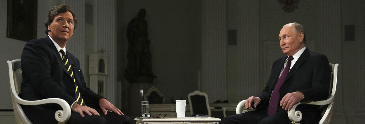 1. Mierov rozhovor Putin - Carlson